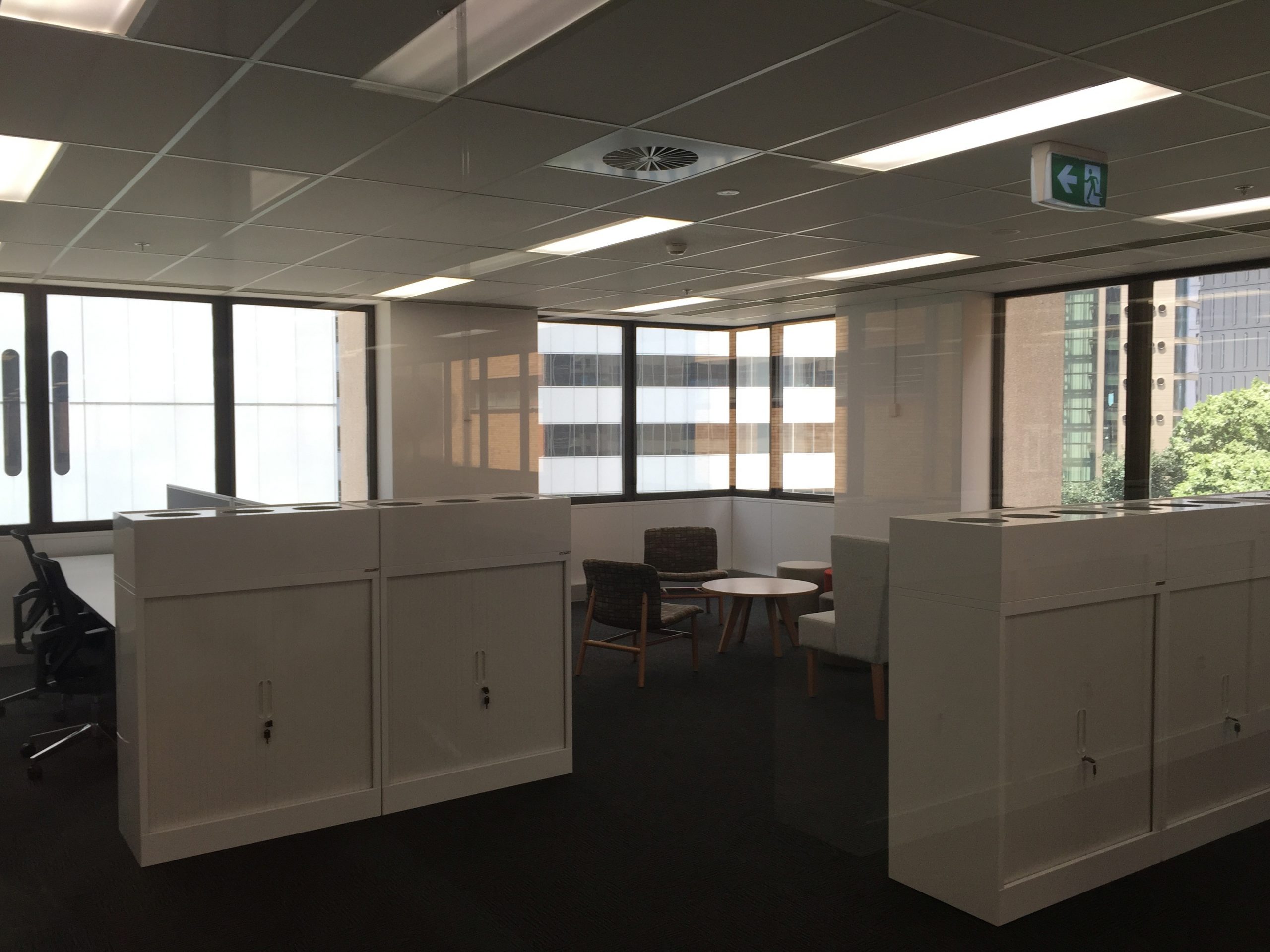 painters in brisbane finishing a brisbane office